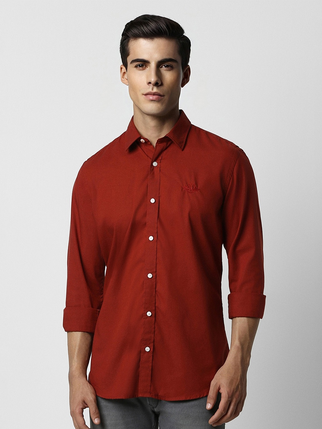 

Van Heusen Sport Slim Fit Casual Shirt, Red