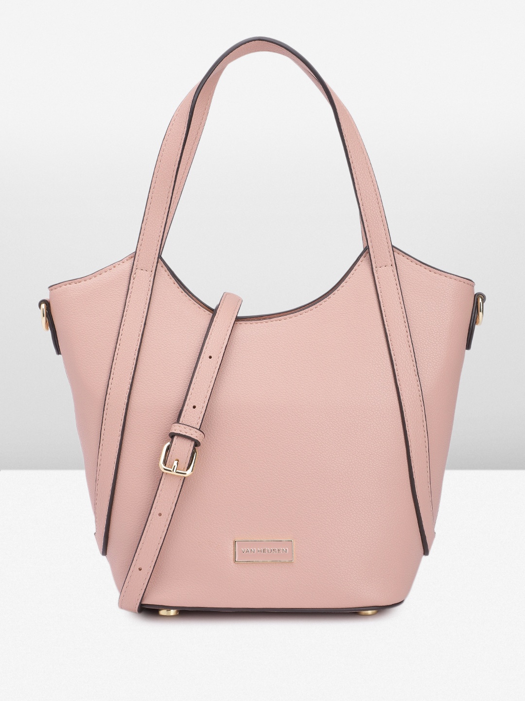

Van Heusen Women Solid Handheld Bag, Pink