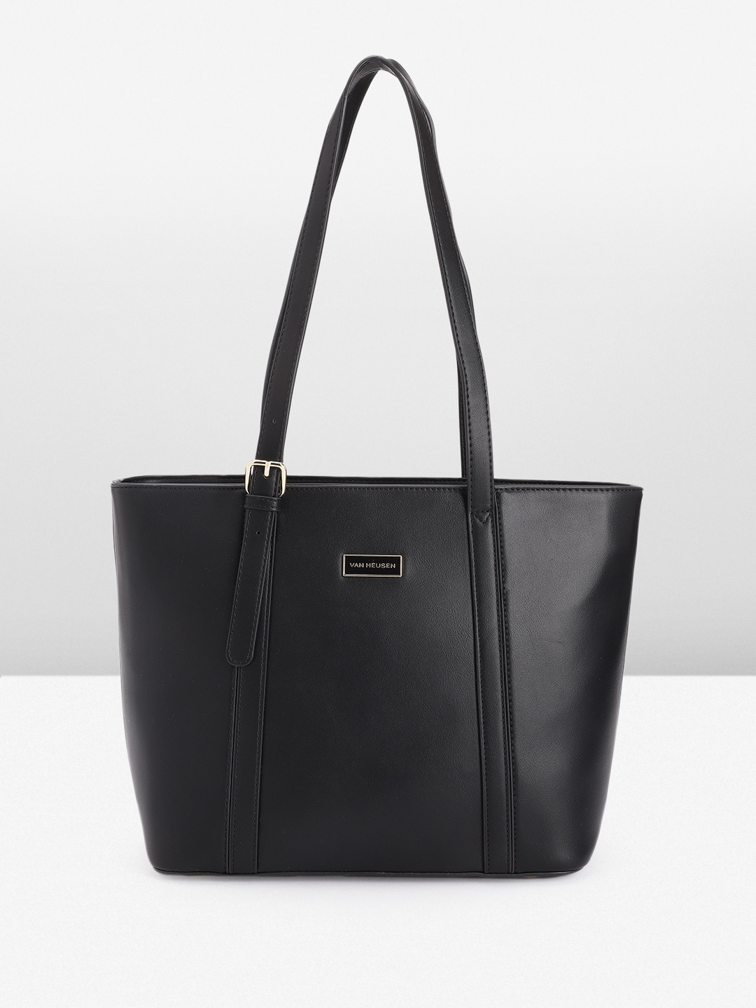 

Van Heusen Women Solid Shoulder Bag, Black
