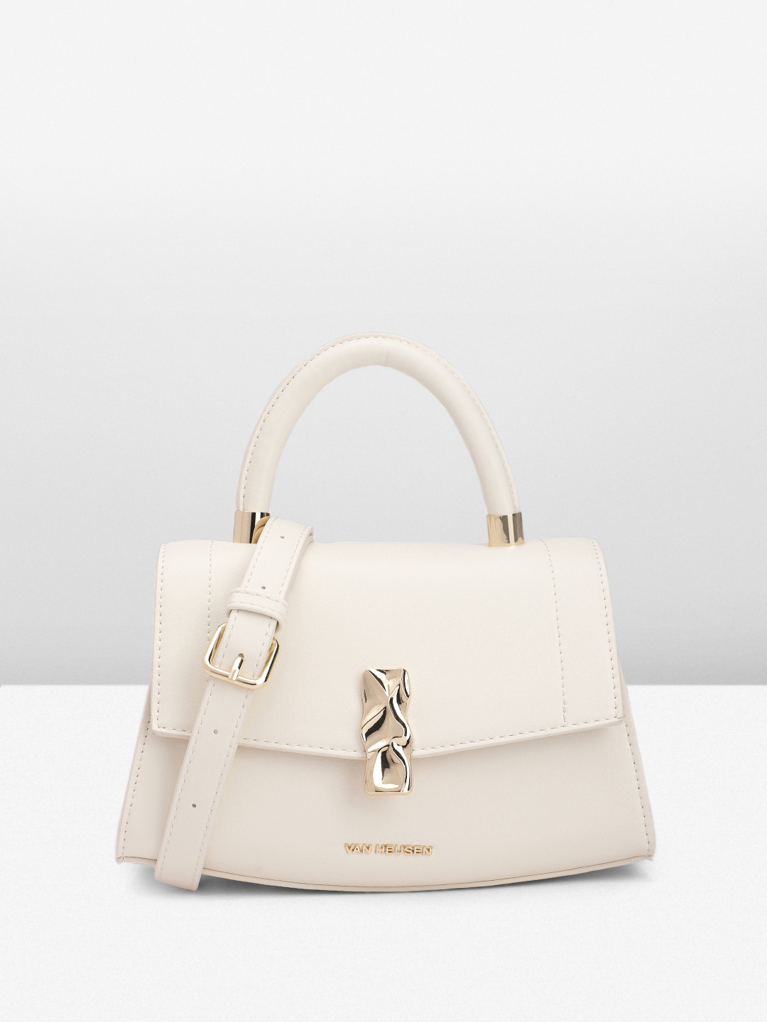 

Van Heusen Women Solid Satchel, White