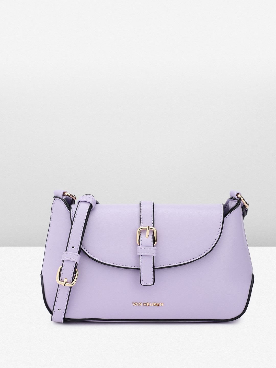 

Van Heusen Women Solid Sling Bag, Lavender