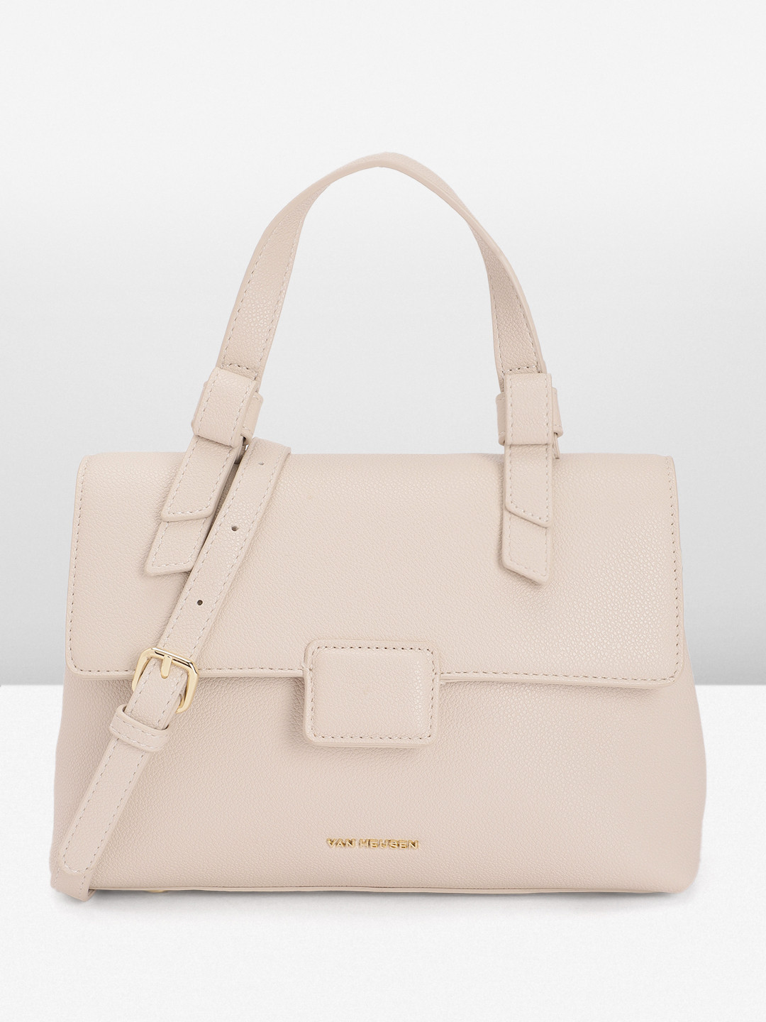 

Van Heusen Women Solid Satchel, Off white