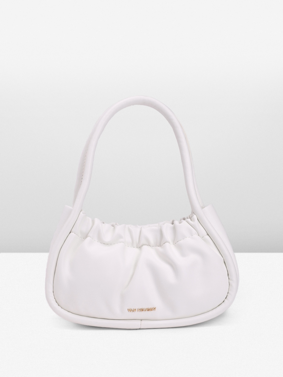 

Van Heusen Women Solid Handheld Bag, White