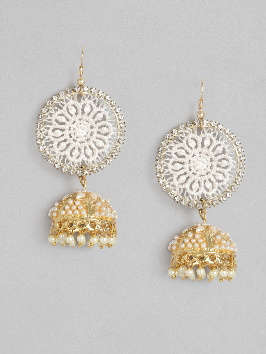 

Anouk Gold-Plated Dome Shaped Drop Earrings
