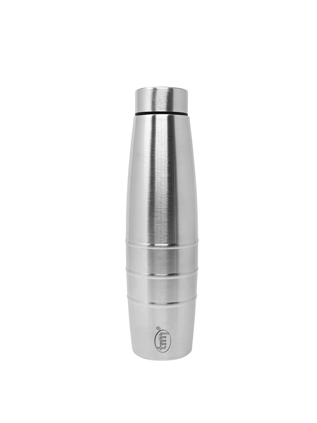 

TRM Silver Toned Single Walled Stainless Steel Water Bottle 1 L