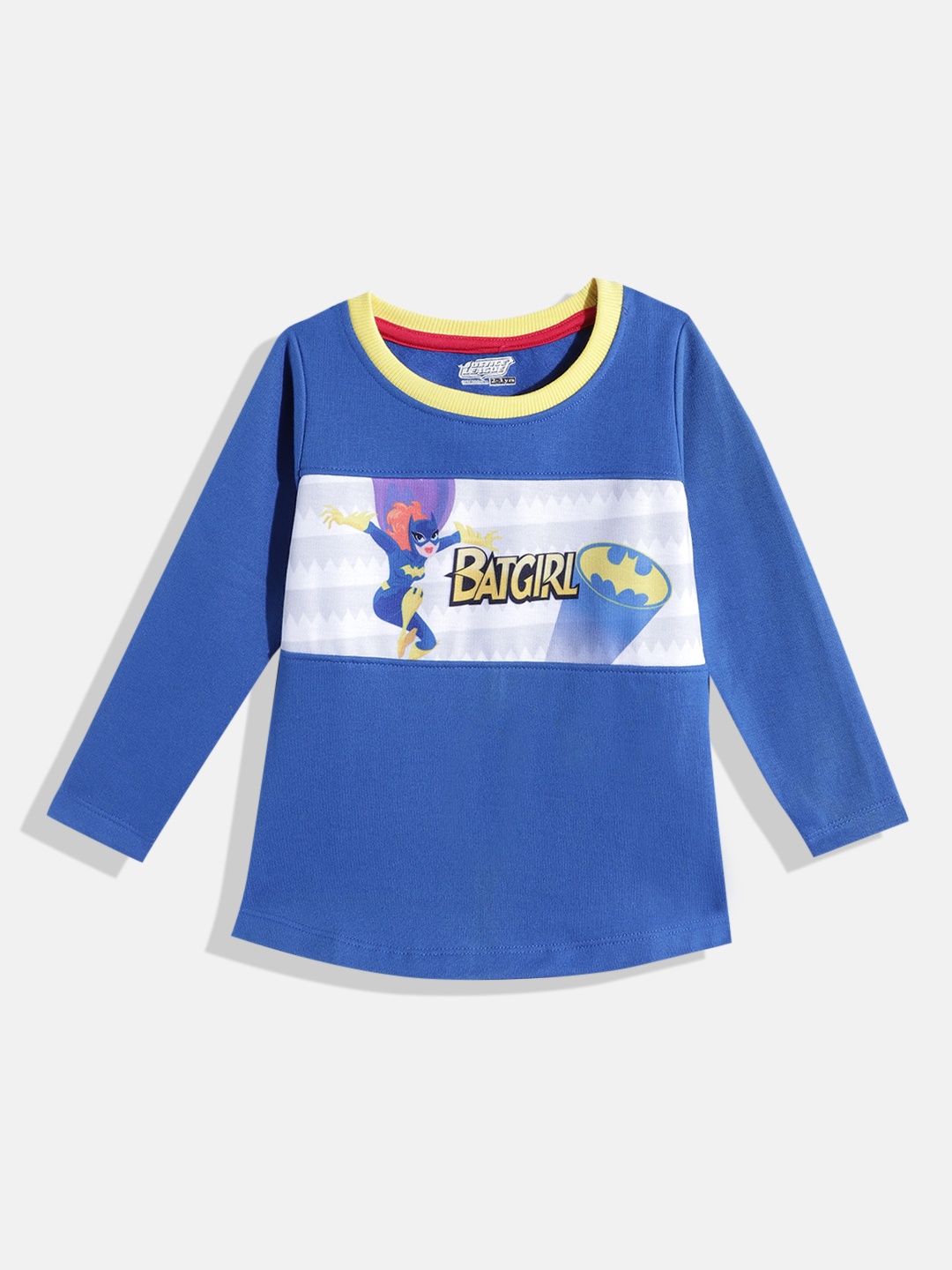

Eteenz Girls Batgirl Cotton Printed Sweatshirt, Blue