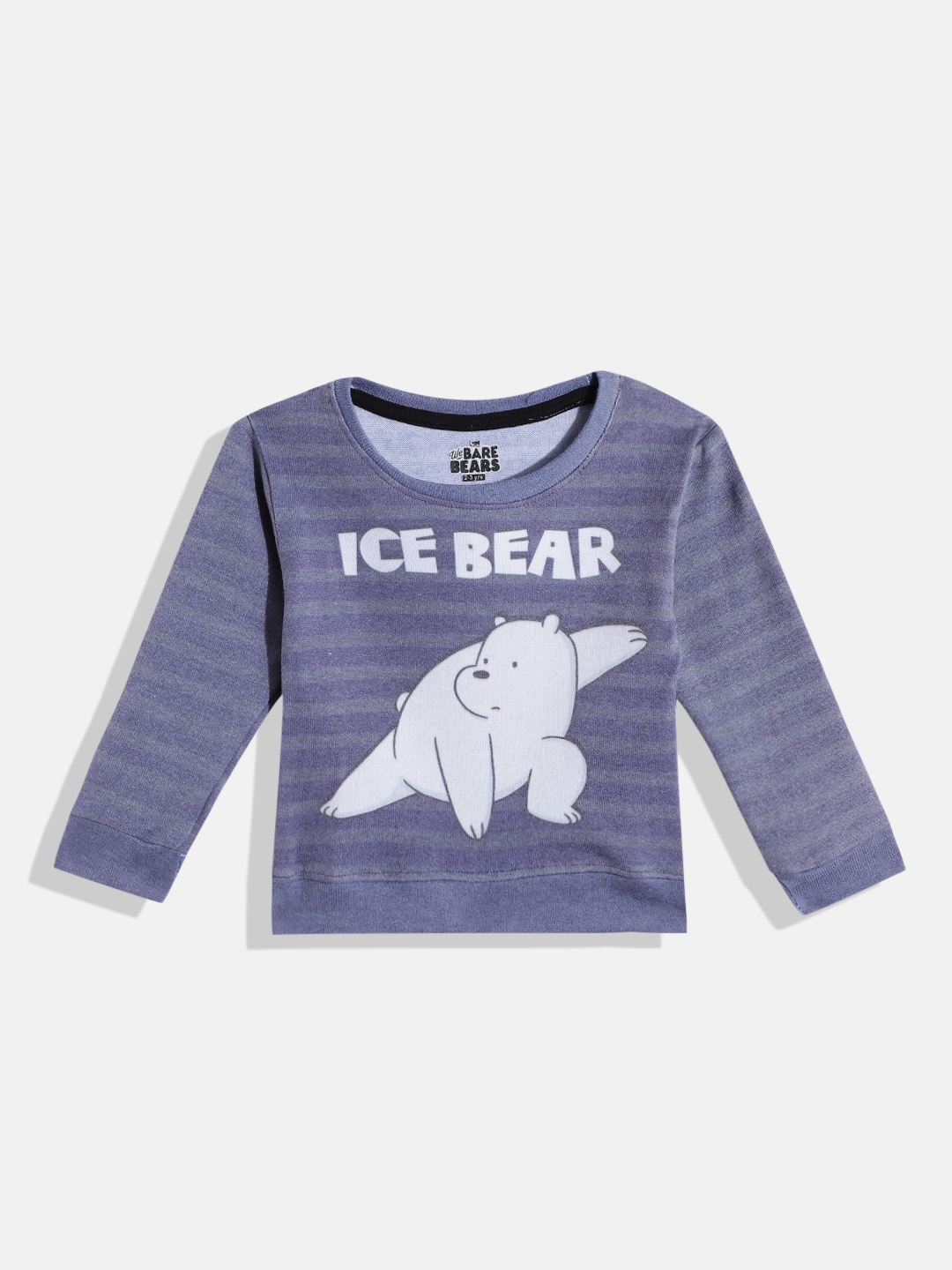 

Eteenz Girls We Bare Bears Printed Cotton Sweatshirt, Grey