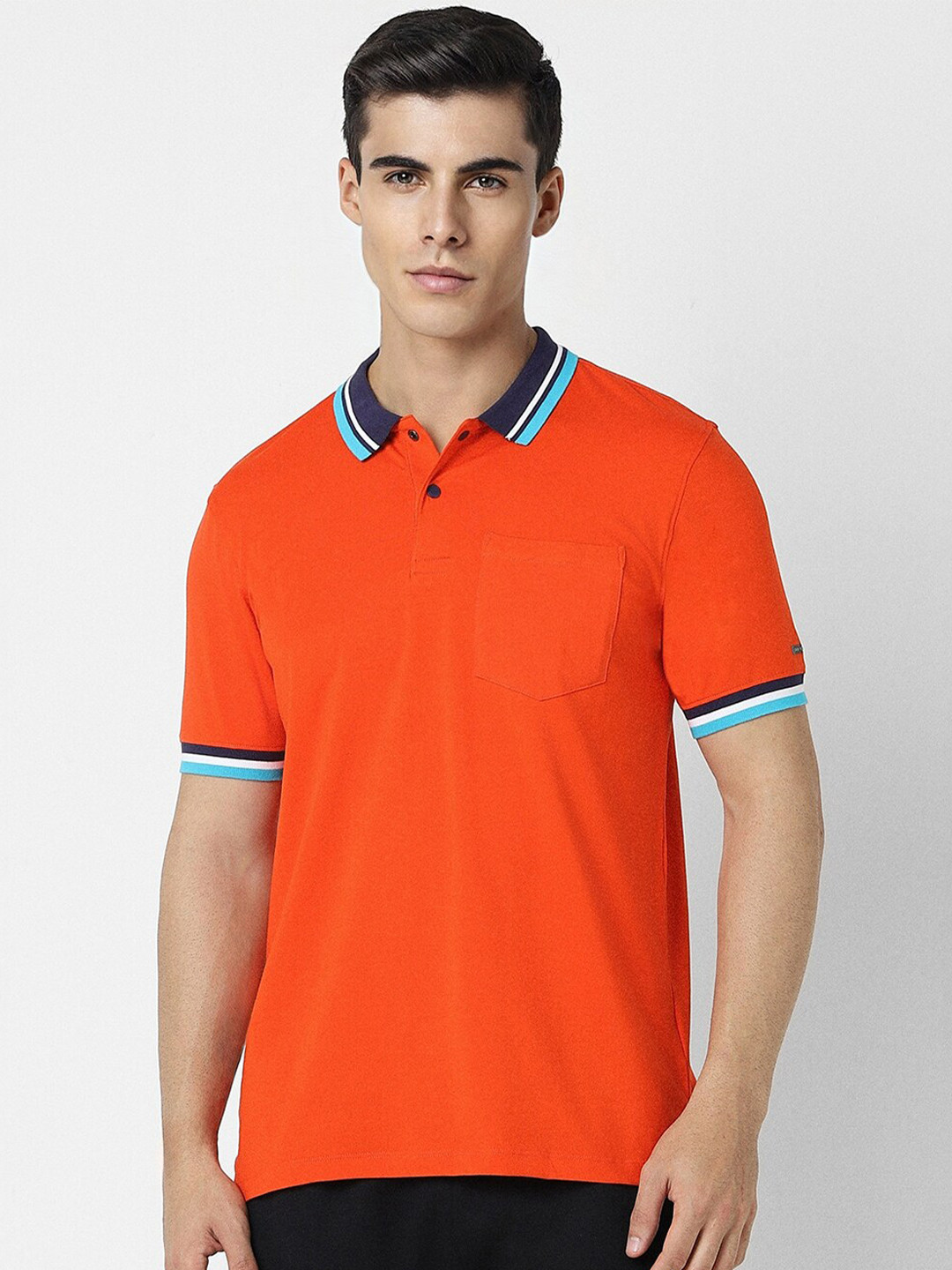 

Van Heusen Flex Polo Collar T-shirt, Orange