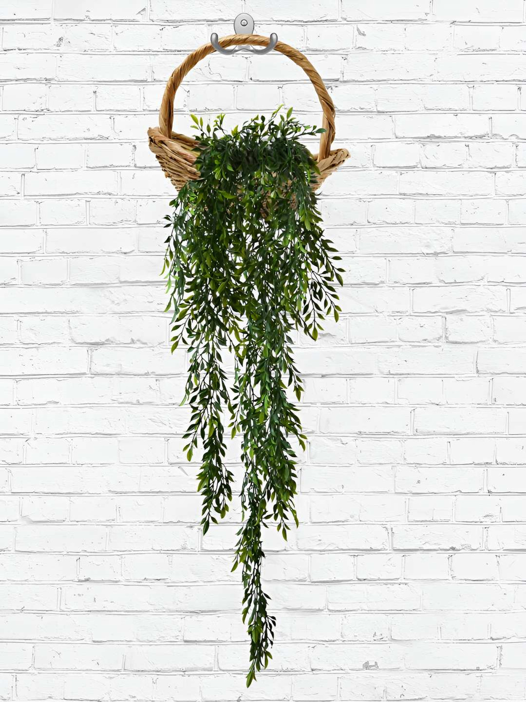 

DECOREBUGS Green Hanging Artificial Plant