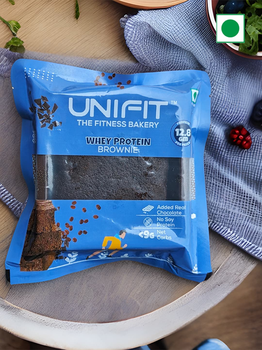 

UNIFIT High Source Of Protein & High Fiber Chocolate Bar-75 g, Blue