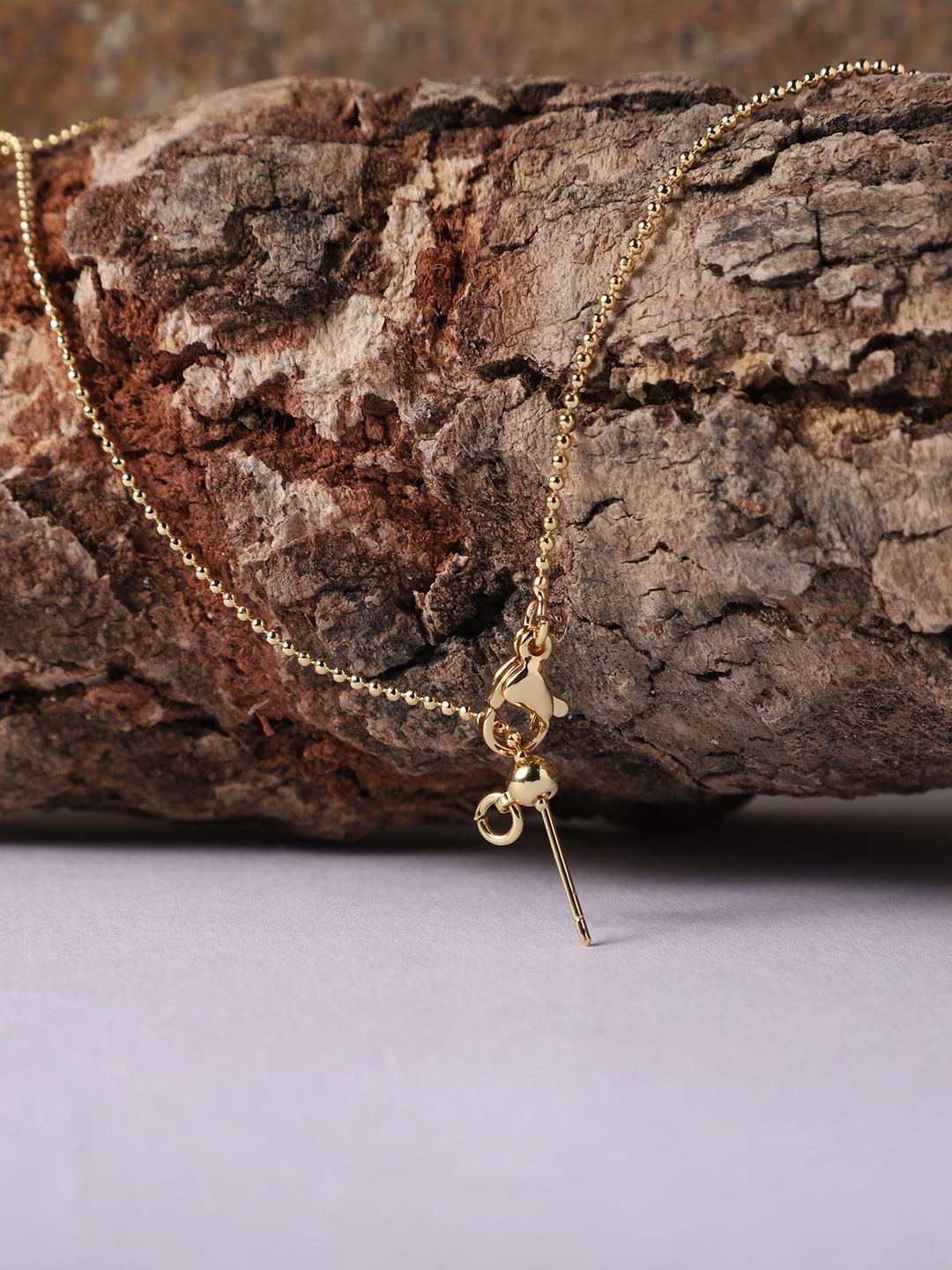 

PATOLA BY VJ Gold-Plated Stone-Studded Python Chain Pendant