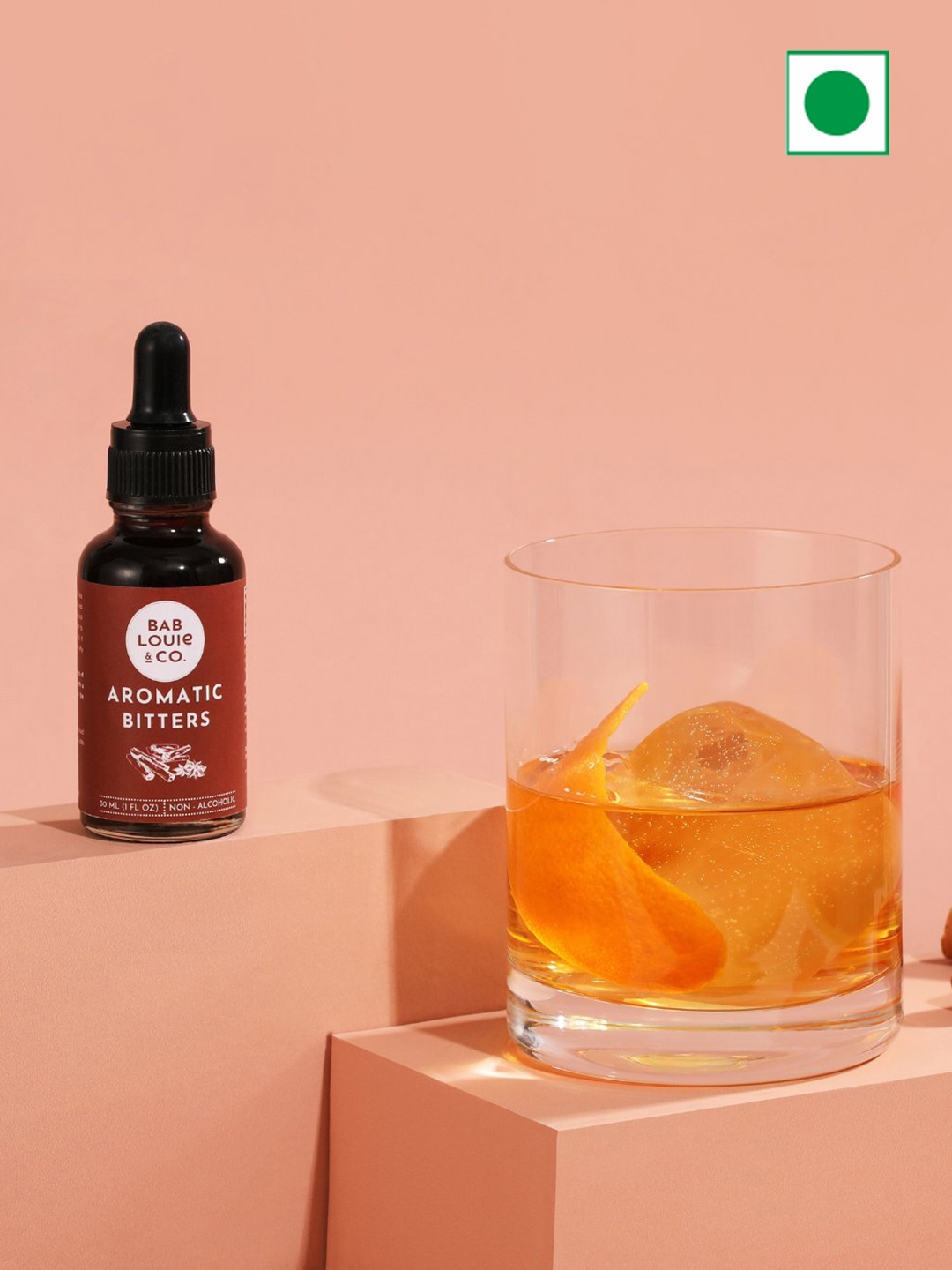 

Bab Louie & Co. Aromatic Spiced Cocktail Bitters - 30 ml, Pink