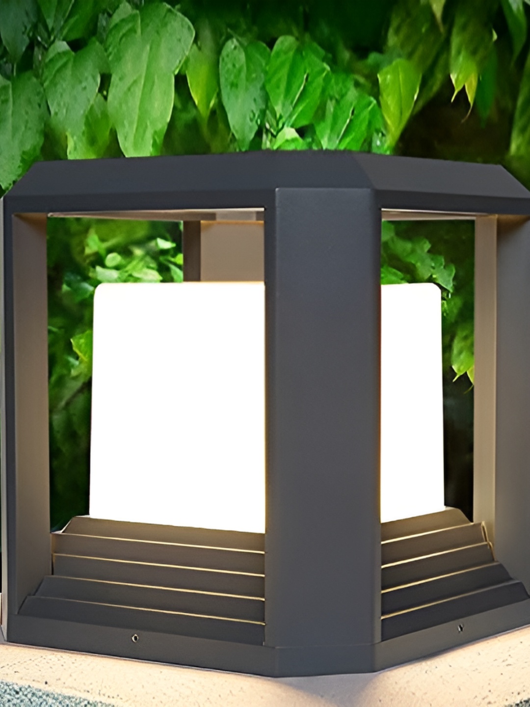 

blissbells Classic Square Black Gate Lght Outdoor Lamp