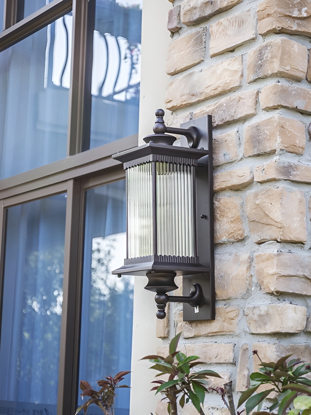 

blissbells Black Rectangle Post Light Black Outdoor Lamp