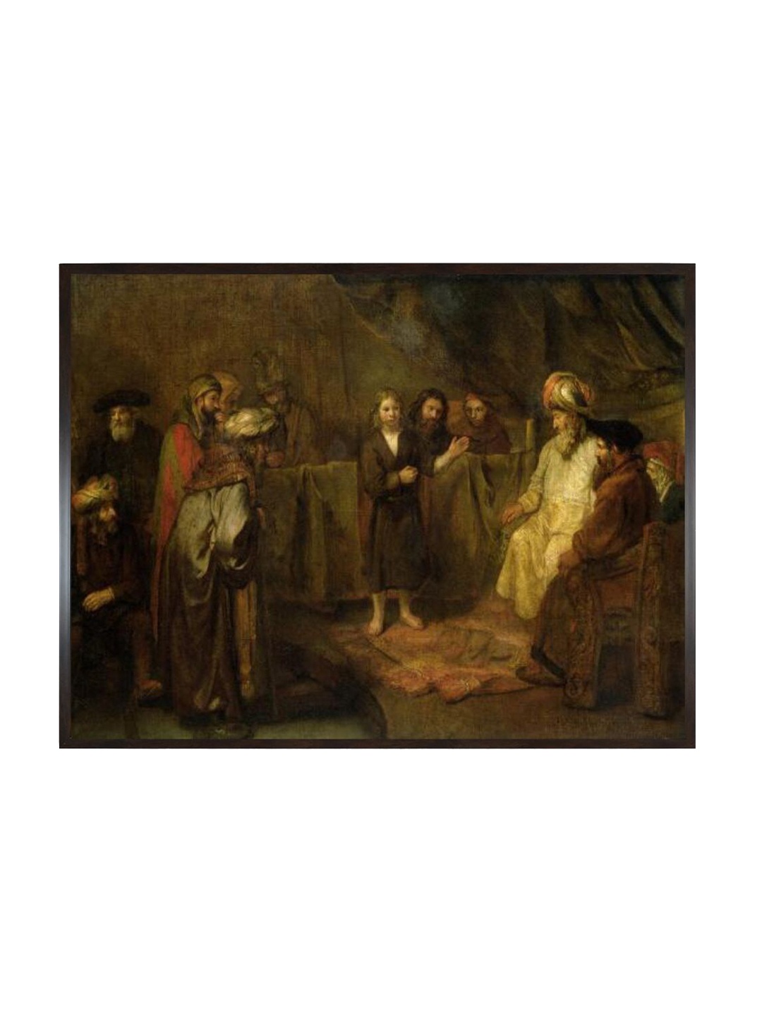 

The Art House Brown & Black Wooden Painting Wall Art
