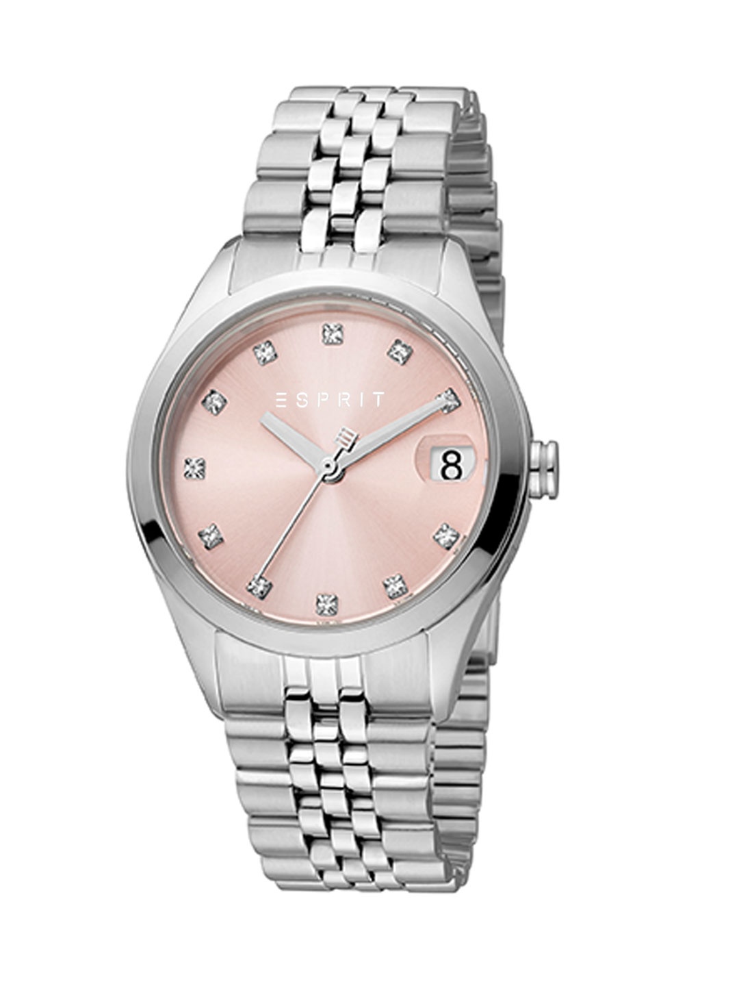 

ESPRIT Women Brass Dial & Stainless Steel Straps Analogue Watch ES1L394M1025, Pink