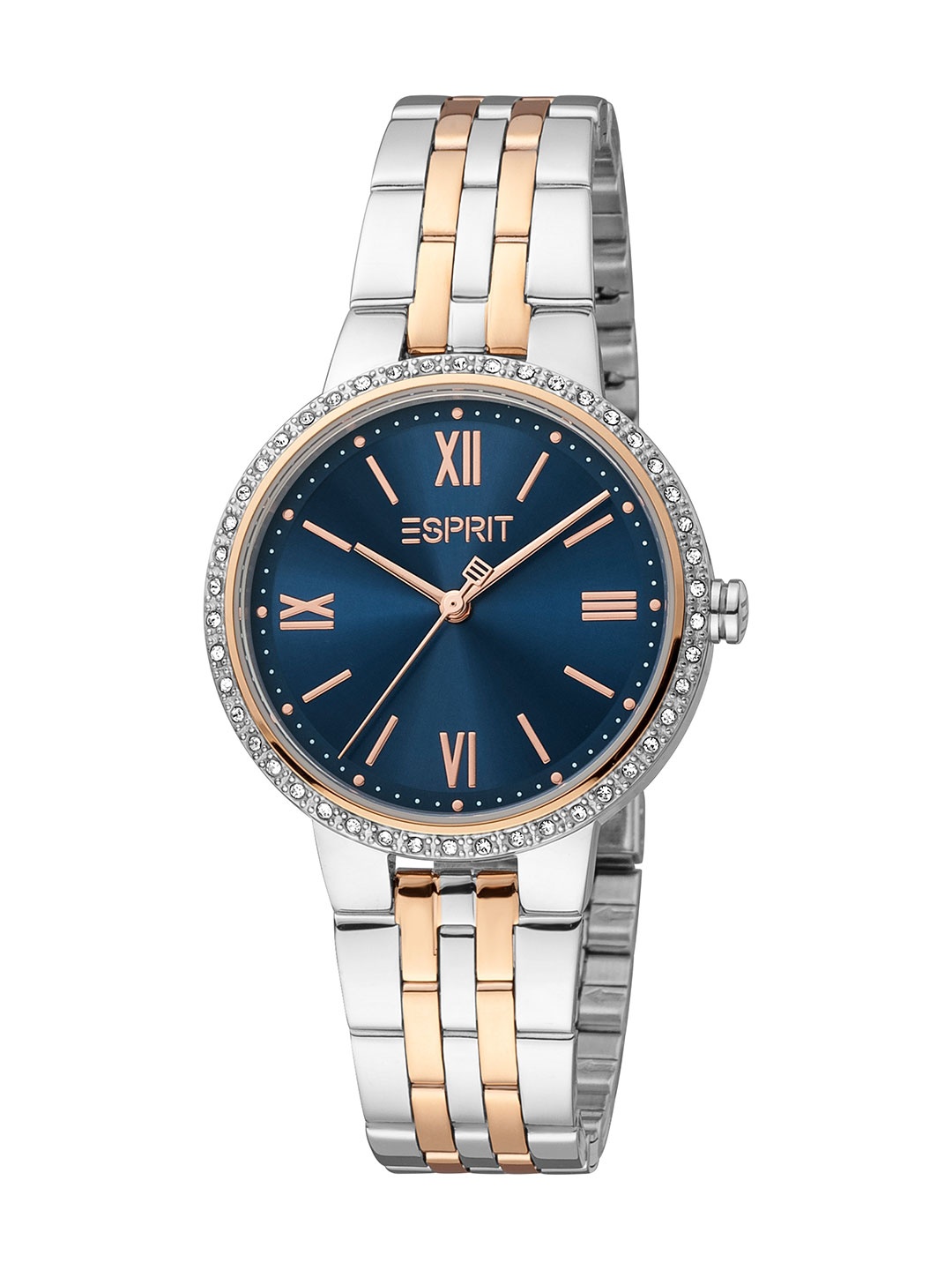 

ESPRIT Women Embellished Dial & Stainless Steel Straps Analogue Watch ES1L333M0105, Blue