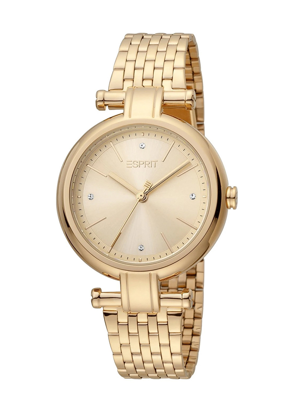 

ESPRIT Women Stainless Steel Straps Analogue Watch ES1L268M0055, Gold