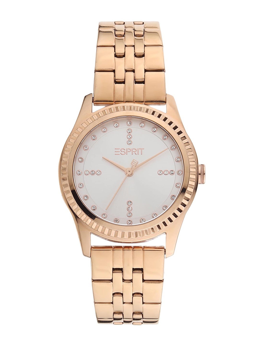 

ESPRIT Women Stainless Steel Bracelet Style Straps Analogue Watch ES1L222M0075, Rose gold