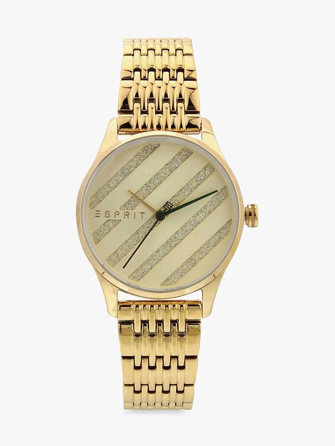 

ESPRIT Women Stainless Steel Bracelet Style Straps Analogue Watch ES1L029M0055, Gold