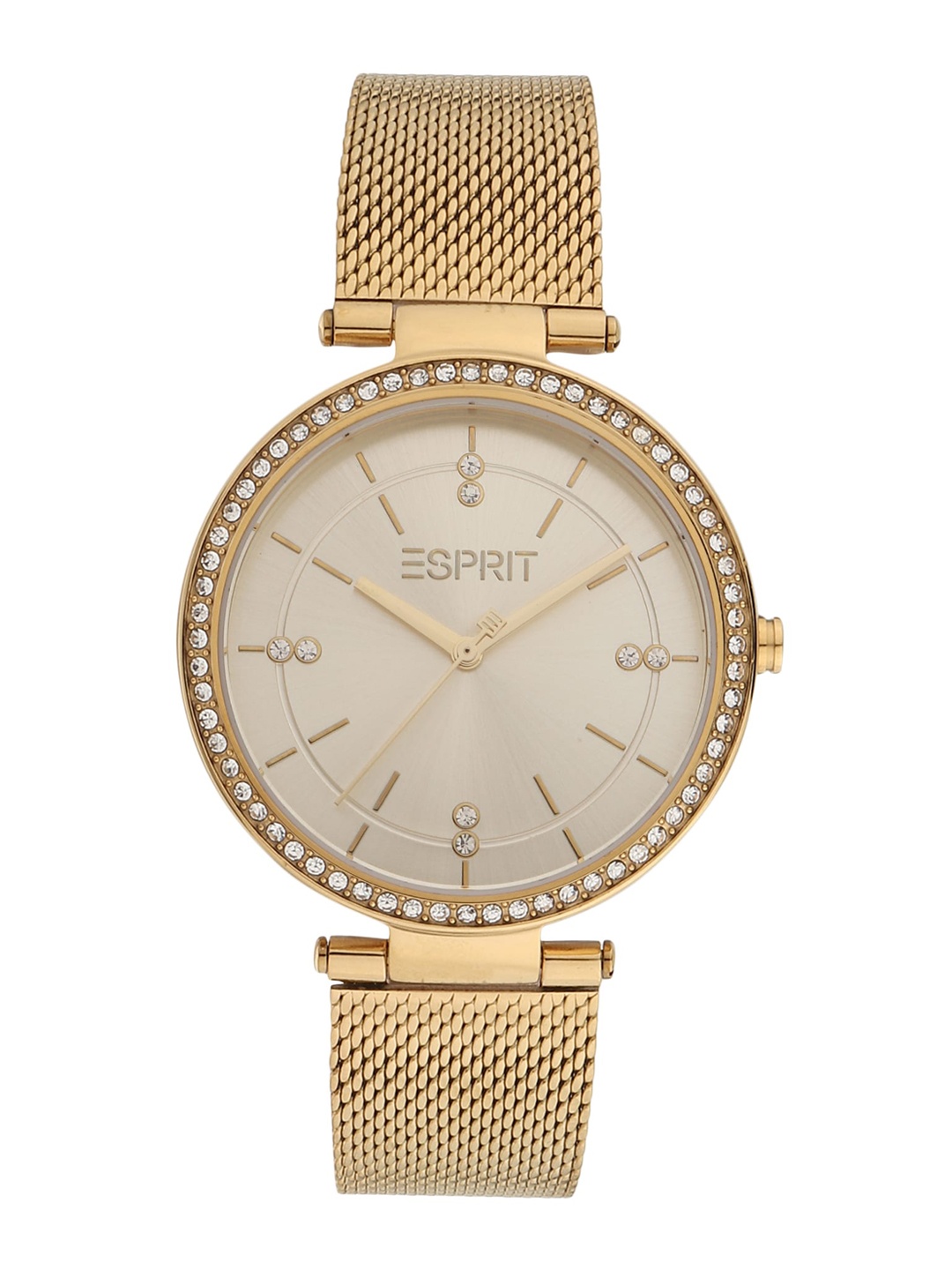 

ESPRIT Women Stainless Steel Straps Analogue Watch ES1L310M0135, Gold
