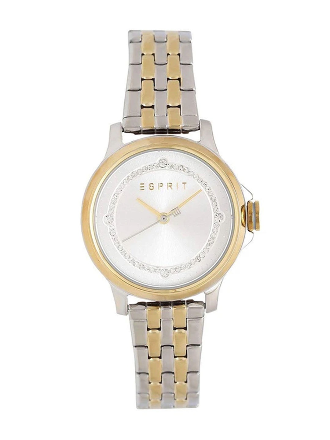 

ESPRIT Women Embellished Dial & Stainless Steel Straps Analogue Watch ES1L144M0105, Silver