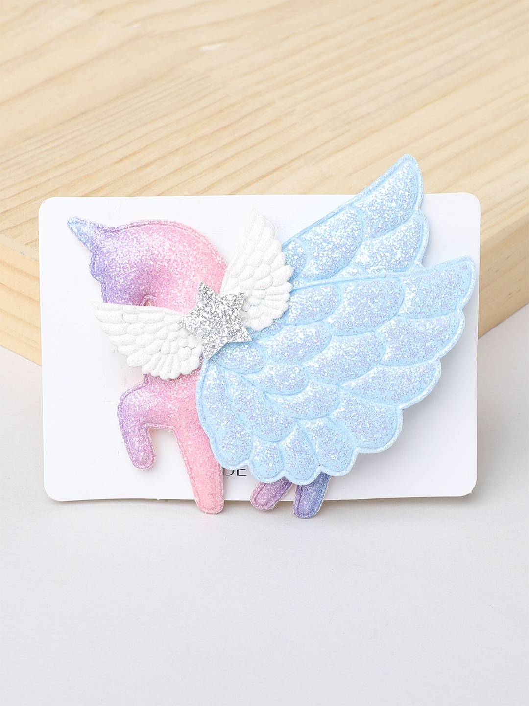 

The Magic Wand Girls Unicorn Embellished Alligator Hair Clip, Blue