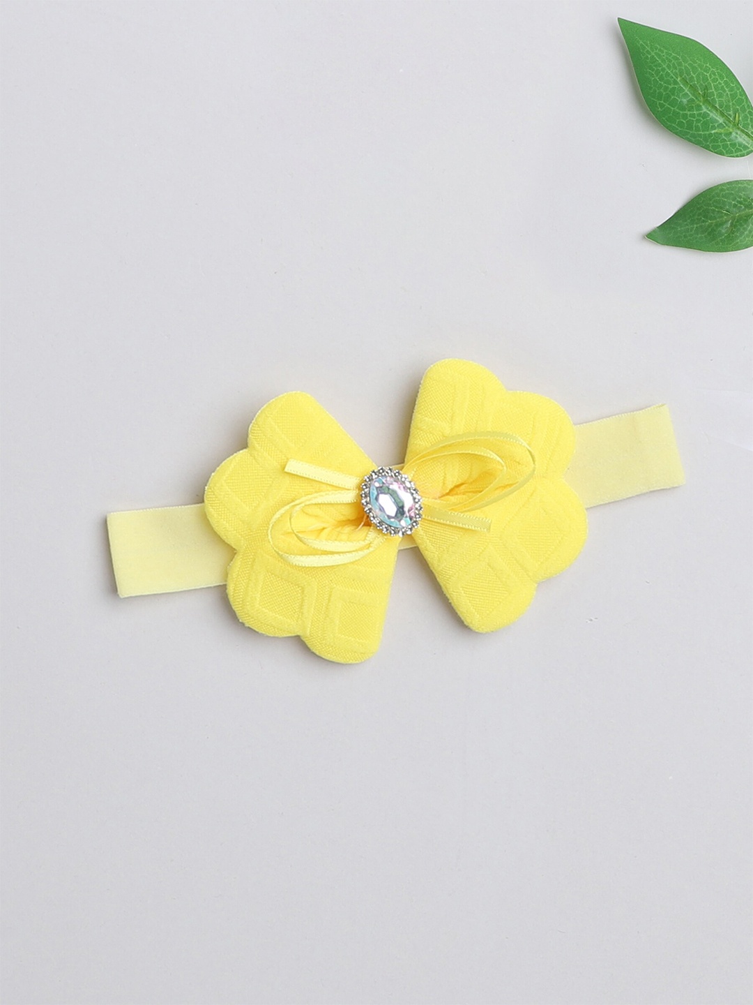 

The Magic Wand Girls Embellished Hairband, Yellow