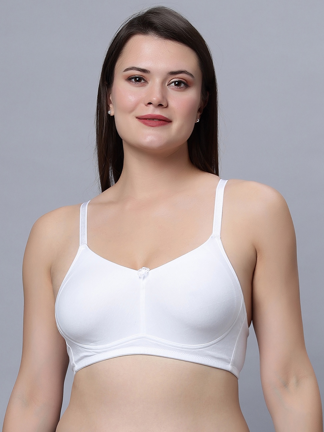 

In Care Full Coverage All Day Comfort Non Padded Non-Wired Cotton T-shirt Bra, White