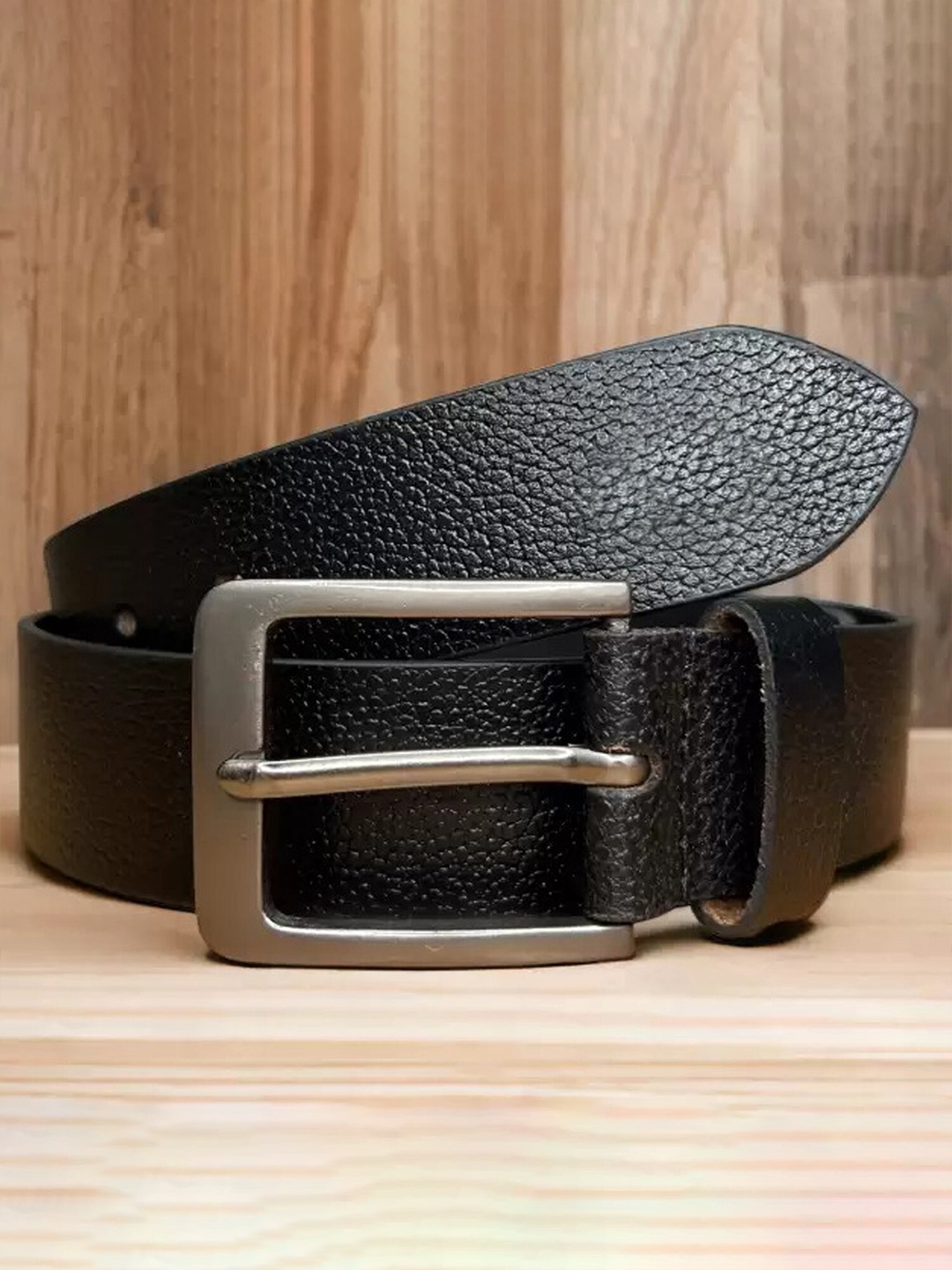 

Provogue Men Textured Leather Belt, Black