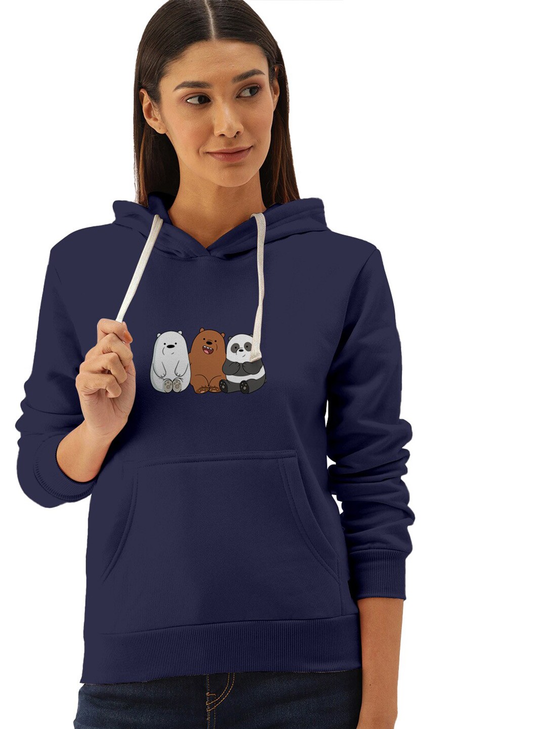 

BAESD Hooded Cotton Pullover Sweatshirt, Blue