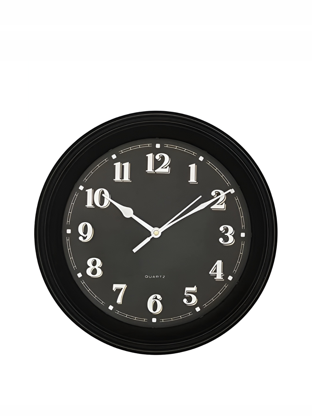 

CHRONIKLE Black & White Round Contemporary Wall Clock
