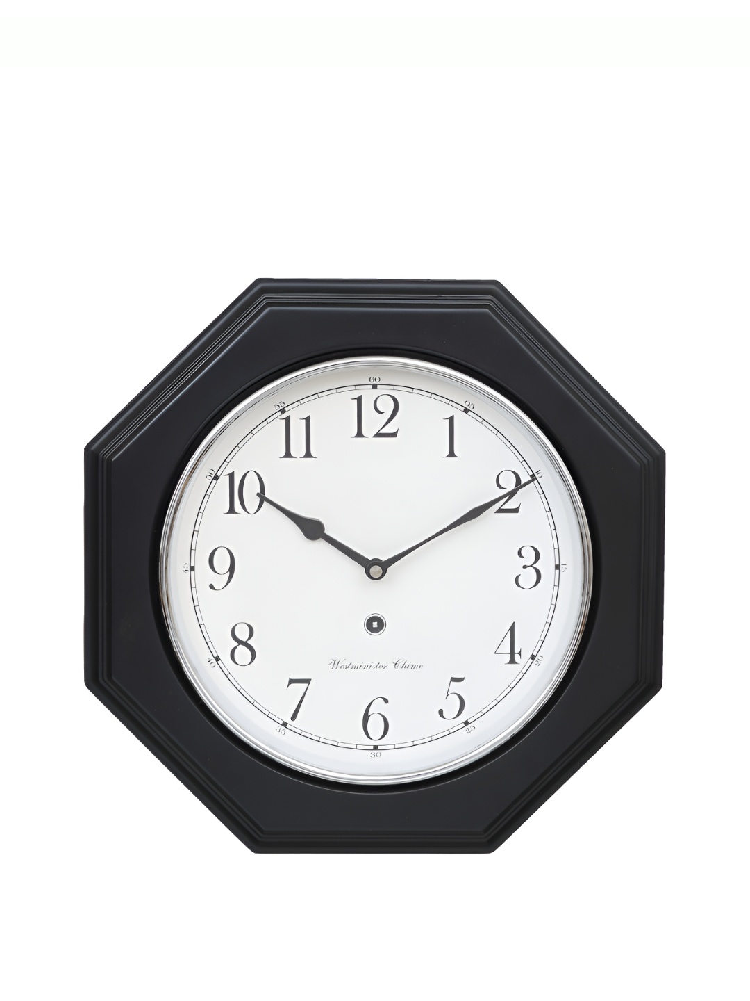 

CHRONIKLE Black & White Round Contemporary Wall Clock