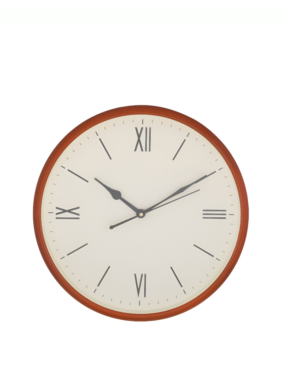 

CHRONIKLE Brown Analogue Contemporary Round Shaped Wall Clock