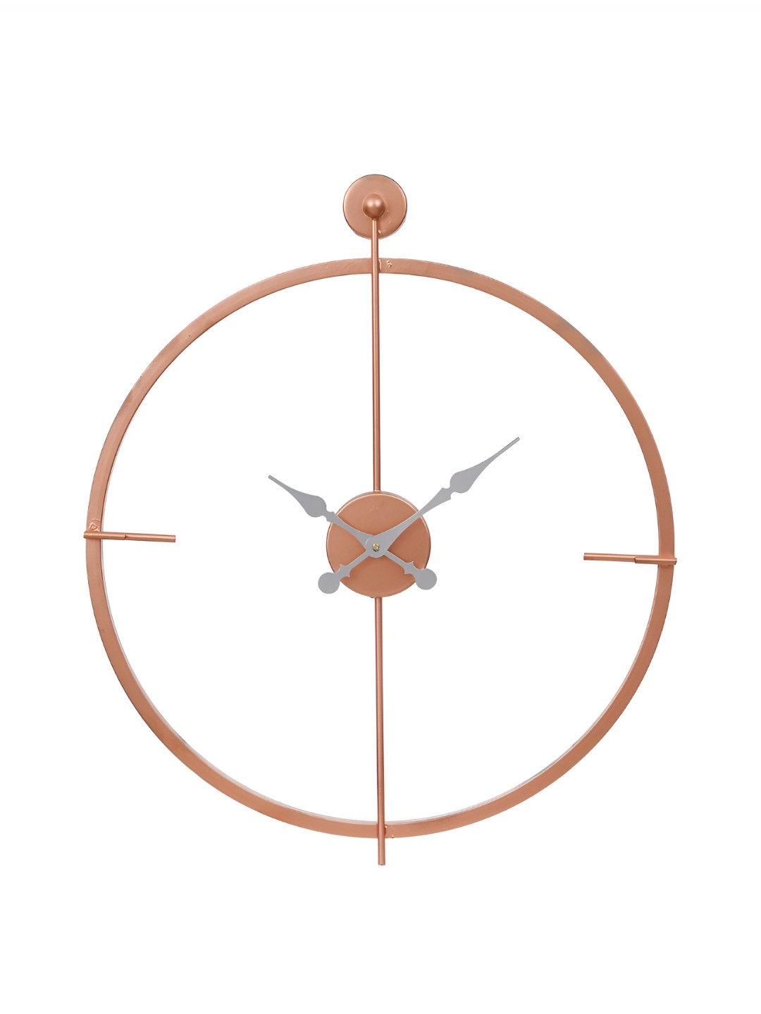 

CHRONIKLE Copper-Toned Analogue Contemporary Rounded Wall Clock