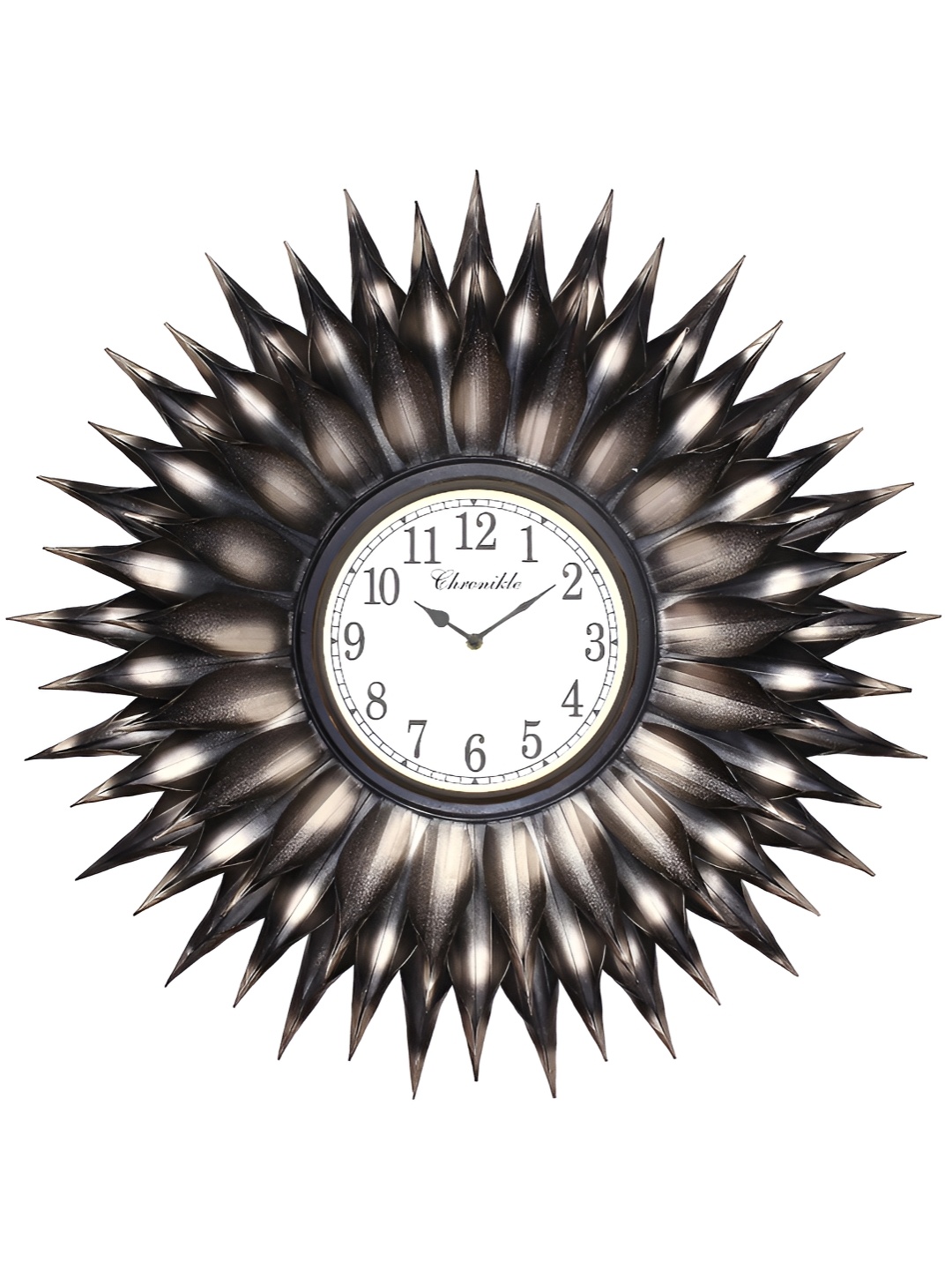 

CHRONIKLE Black & White Analogue Contemporary Wall Clock