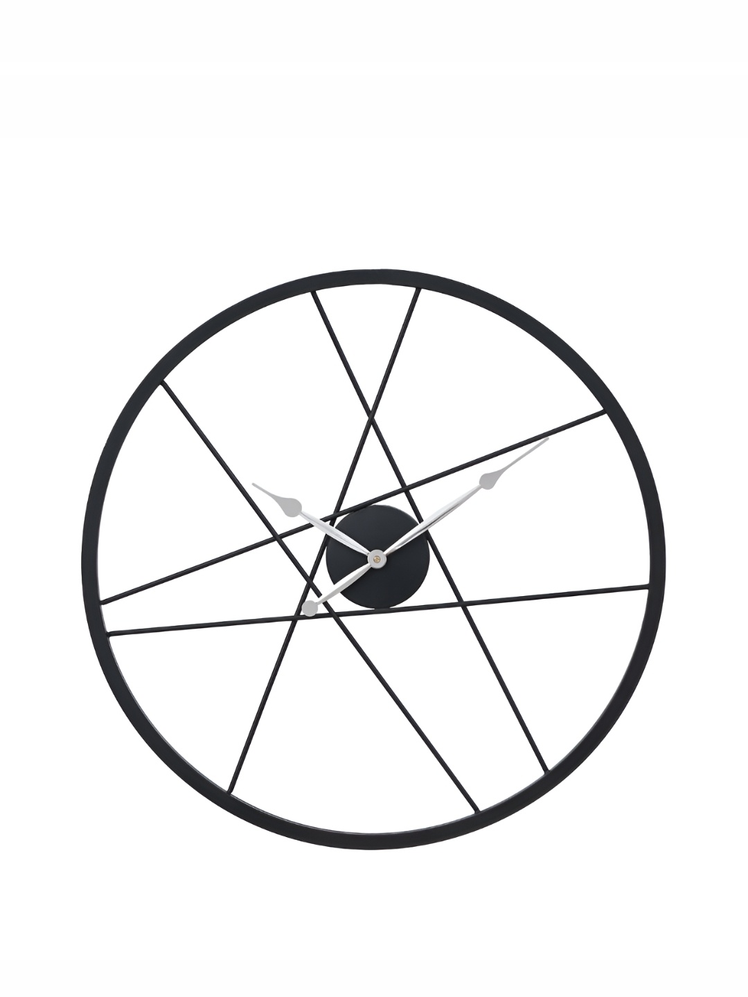 

CHRONIKLE Black & White Round Contemporary Wall Clock