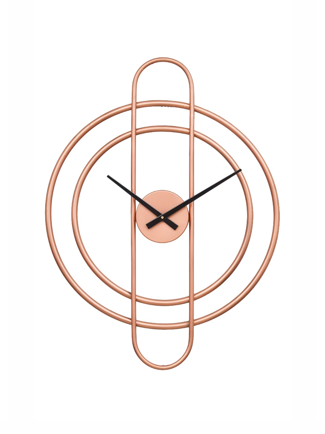 

CHRONIKLE Copper Toned Analogue Contemporary Round Shaped Wall Clock