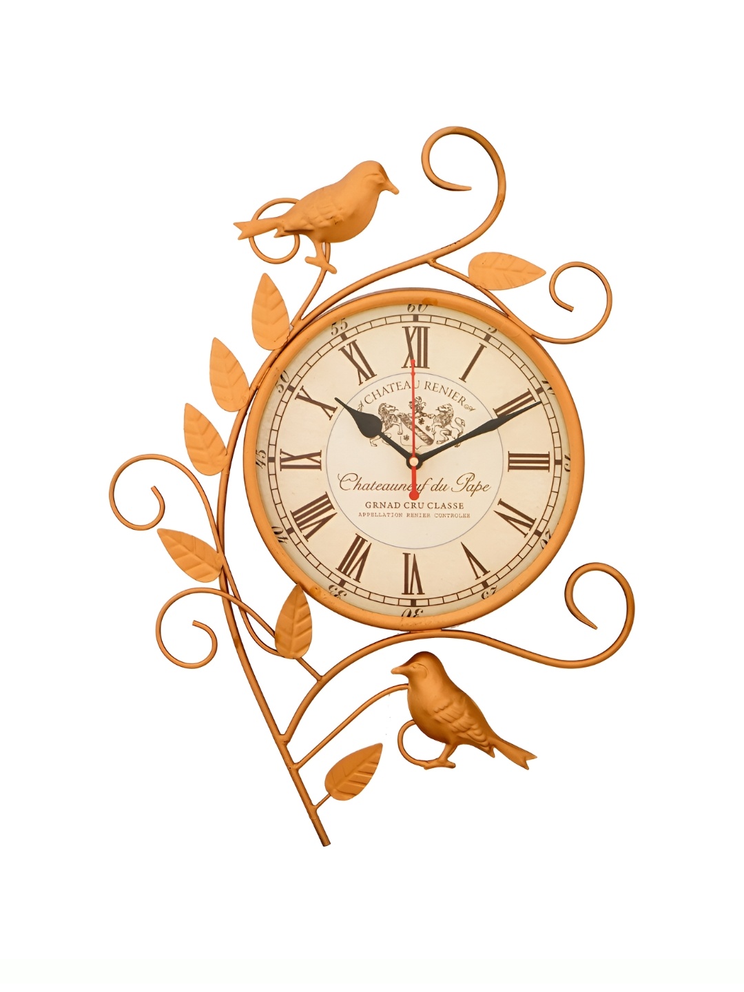 

CHRONIKLE Gold Toned Analogue Contemporary Wall Clock