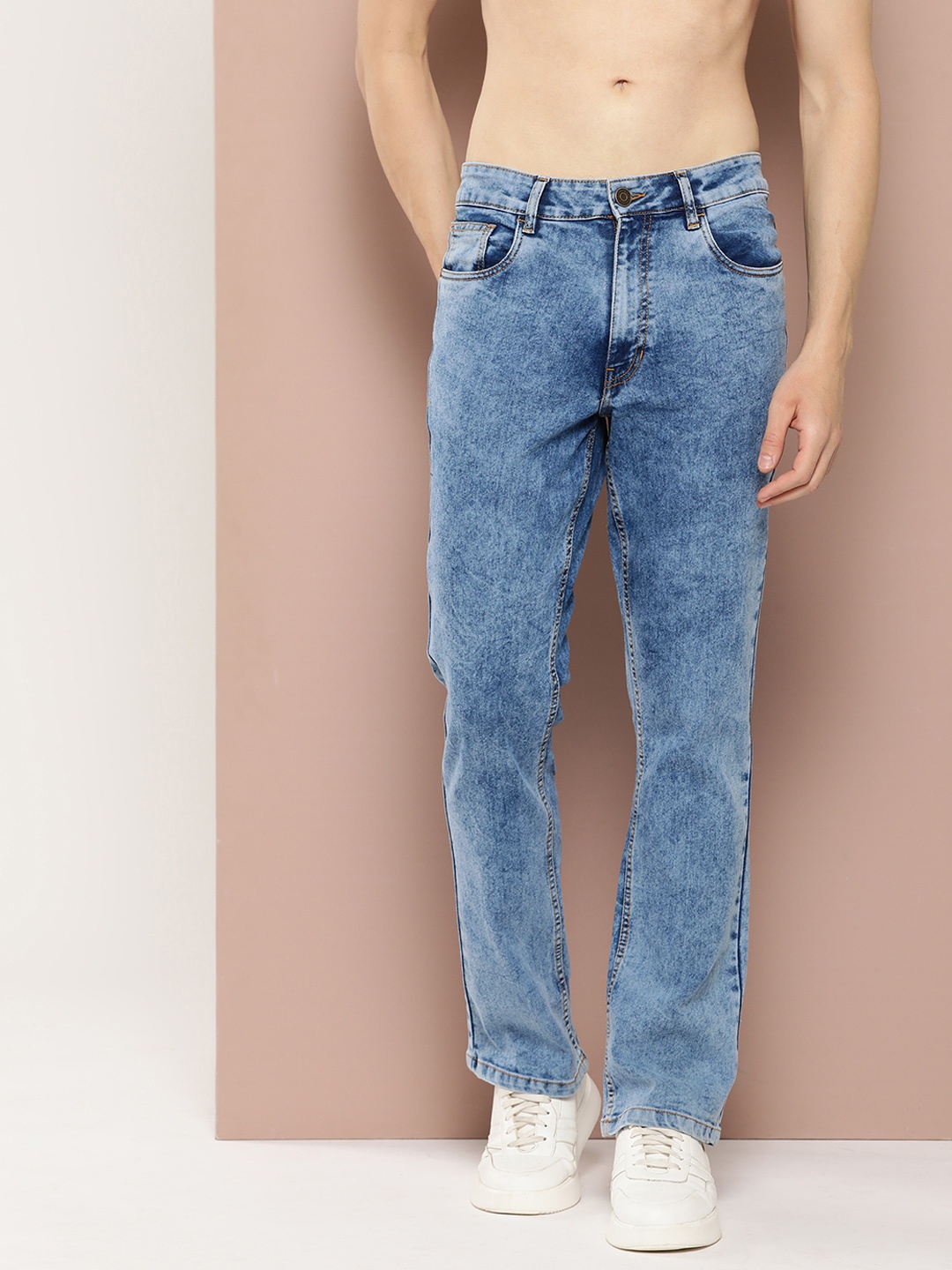 

Harvard Men Bootcut Stretchable Jeans, Blue
