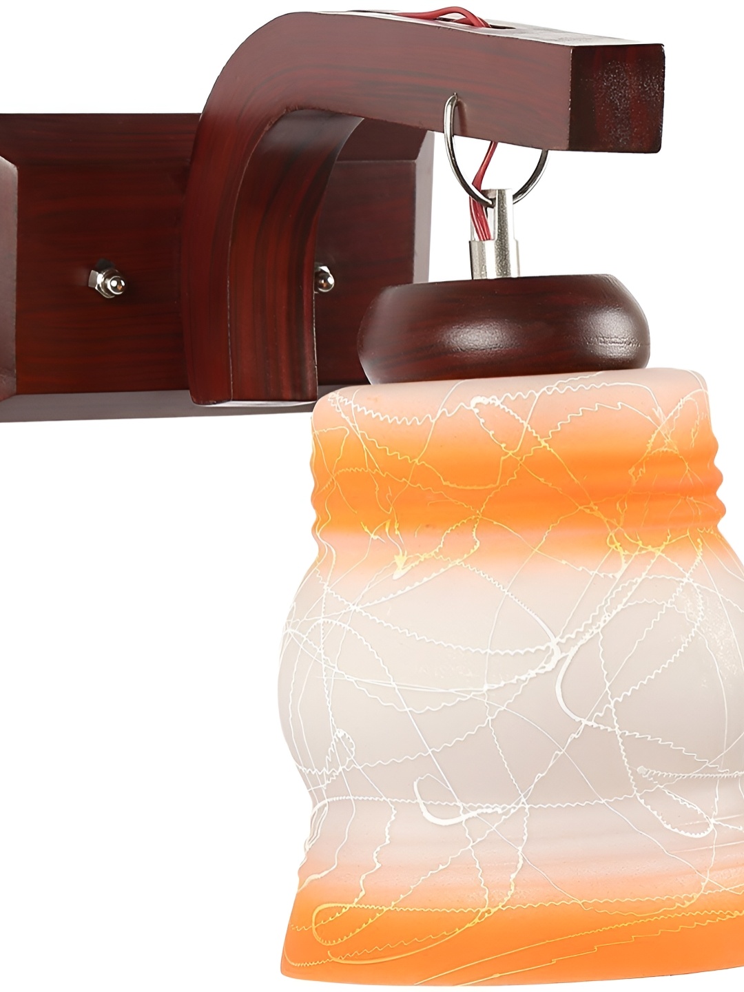 

Afast White & Orange Glass Contemporary Wall Lamp