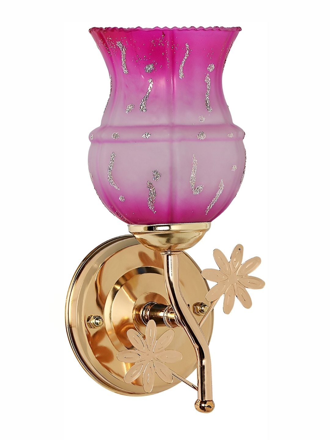

Afast Pink & Grey Colourblocked Glass Wall Lamp