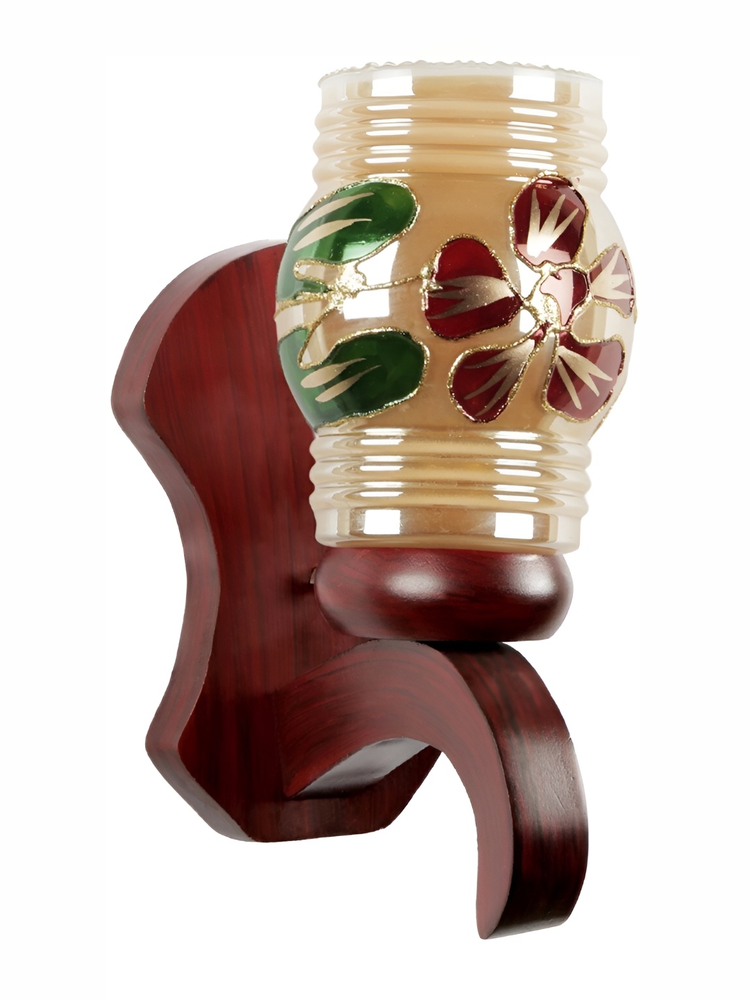 

Afast Brown & Green Bell Shaped Glass Wall Lamp