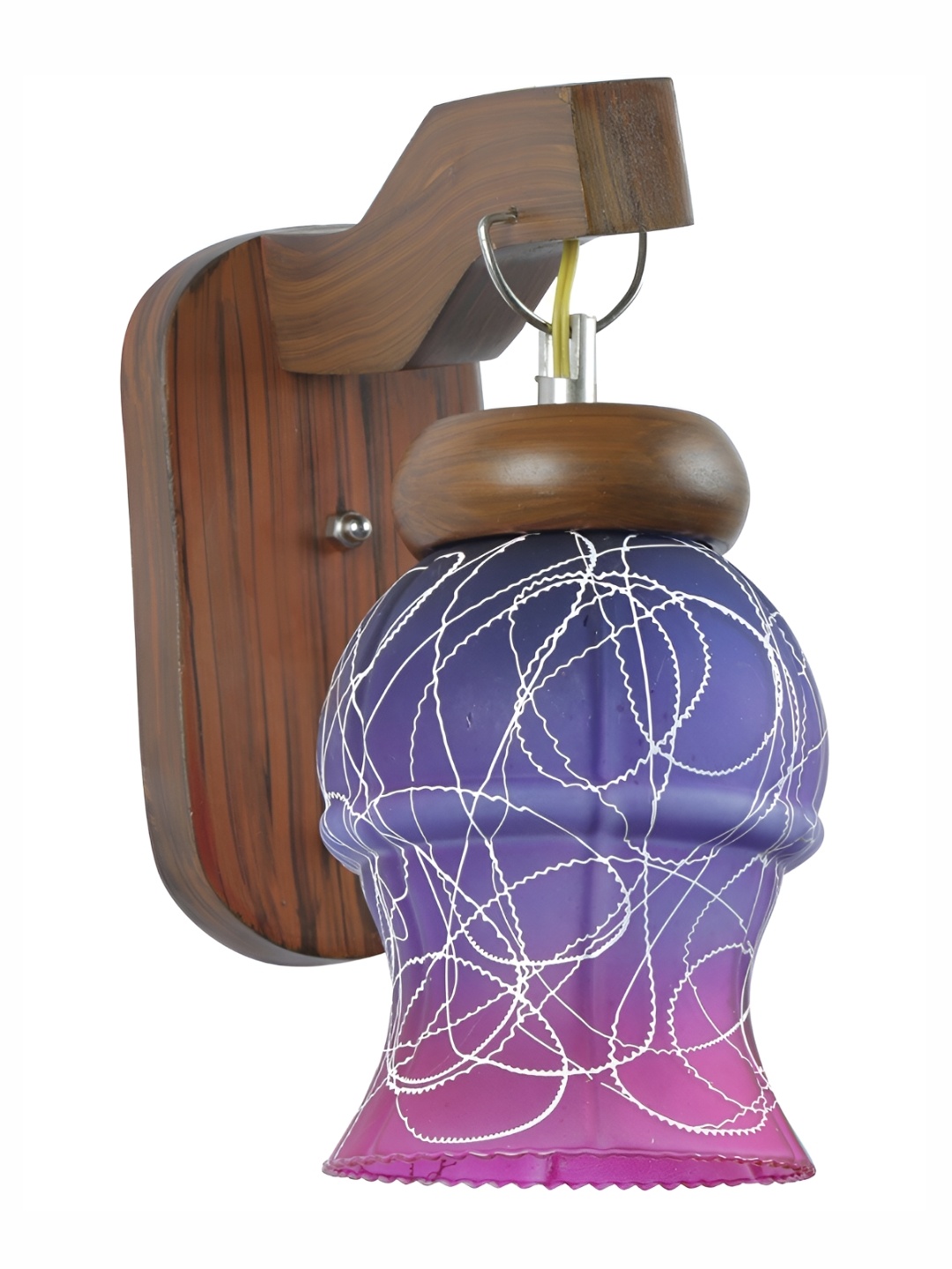 

Afast Blue & Brown Printed Bell Shaped Contemporary Wall Lamp
