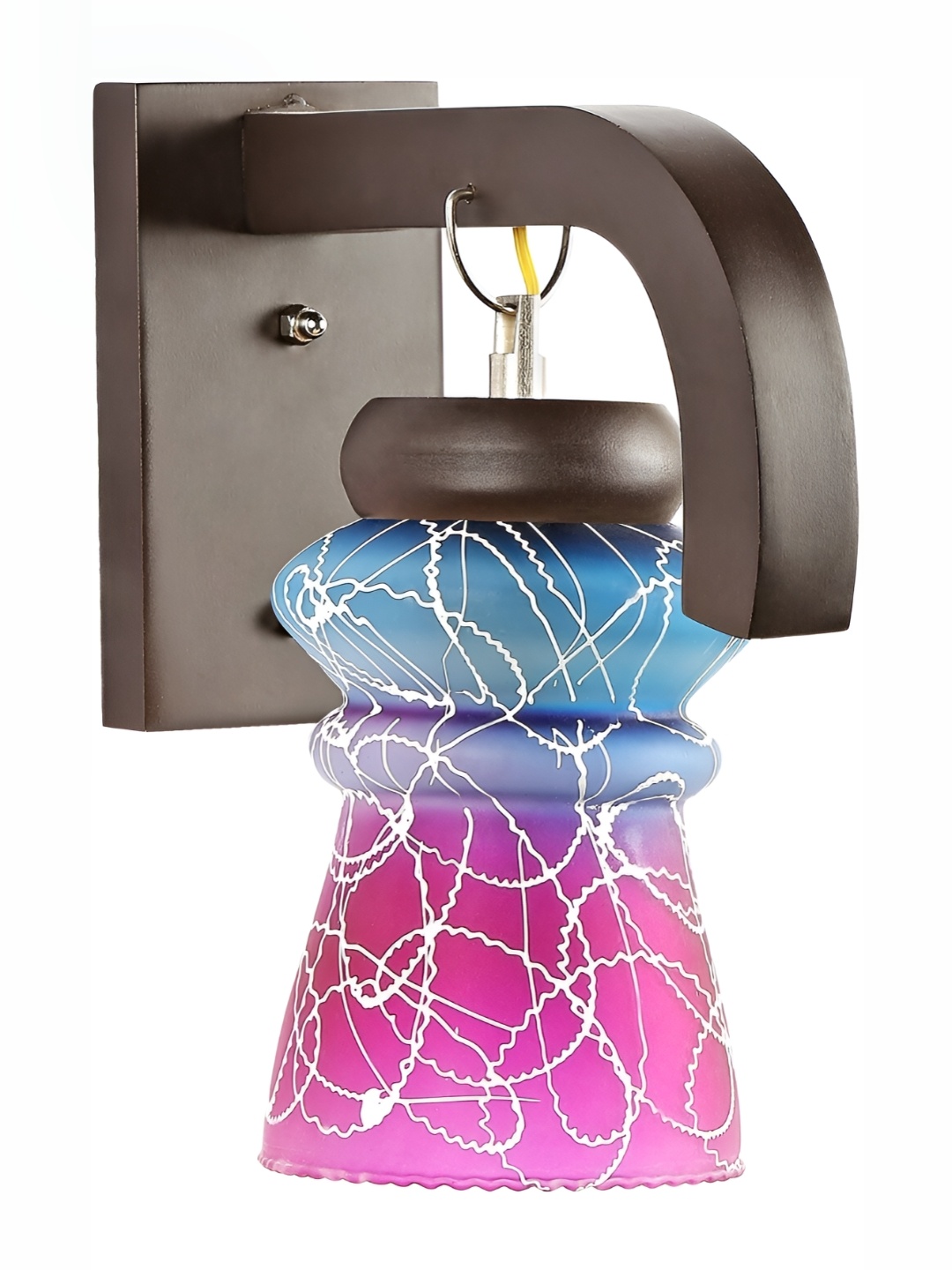 

Afast Blue and Pink Contemporary Glass Wall Lamp