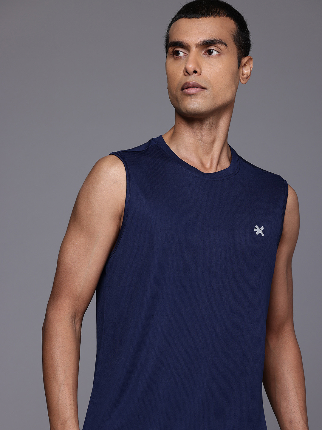 

HRX by Hrithik Roshan Rapid Dry Running T-shirt, Navy blue