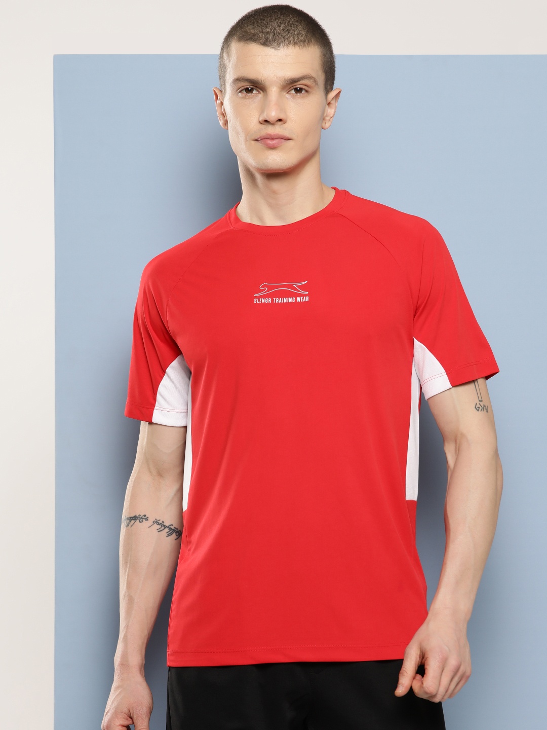 

Slazenger Printed Detail Ultra-Dry T-shirt, Red
