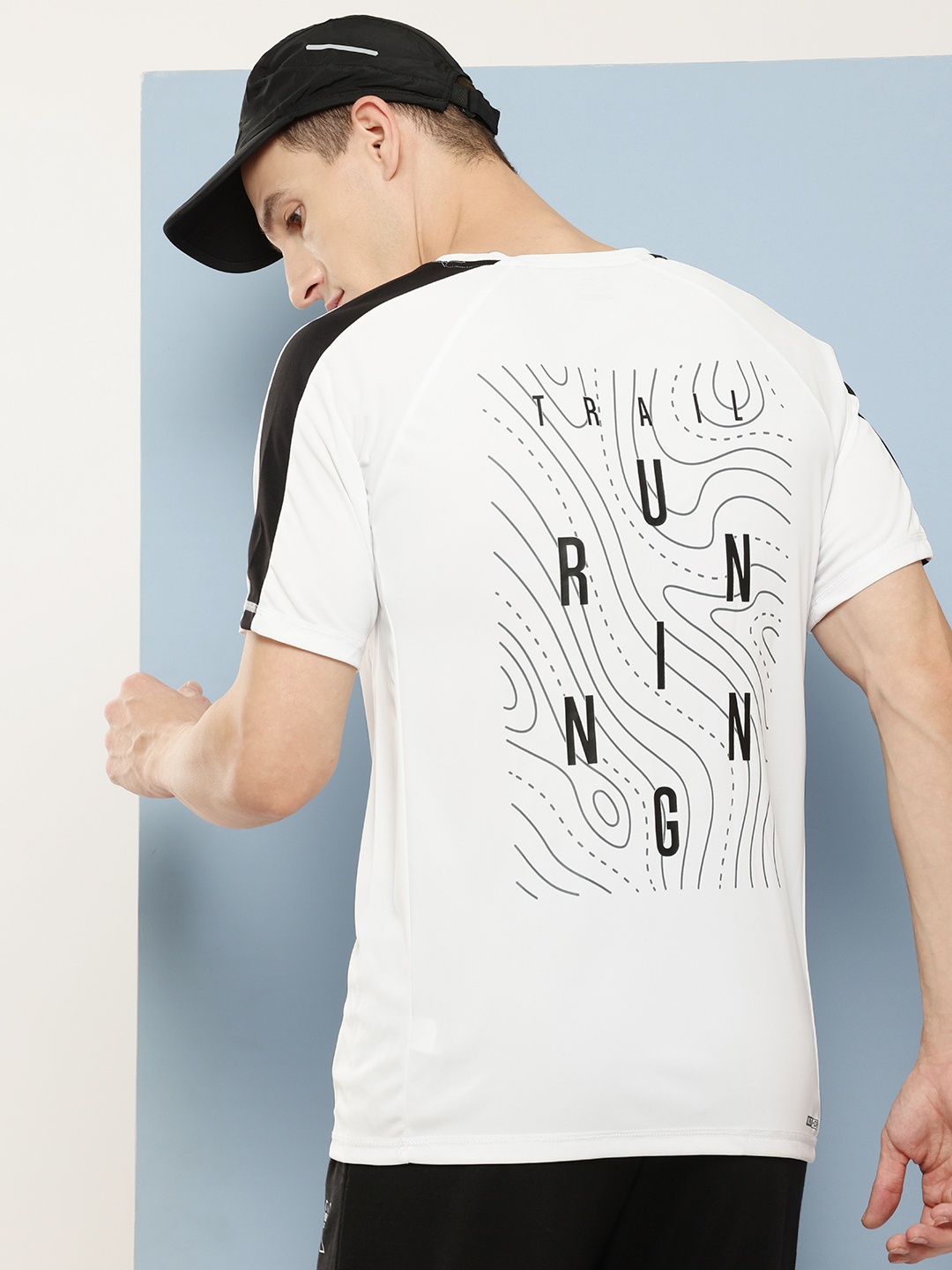 

Slazenger Printed Running Ultra-Dry T-shirt, White