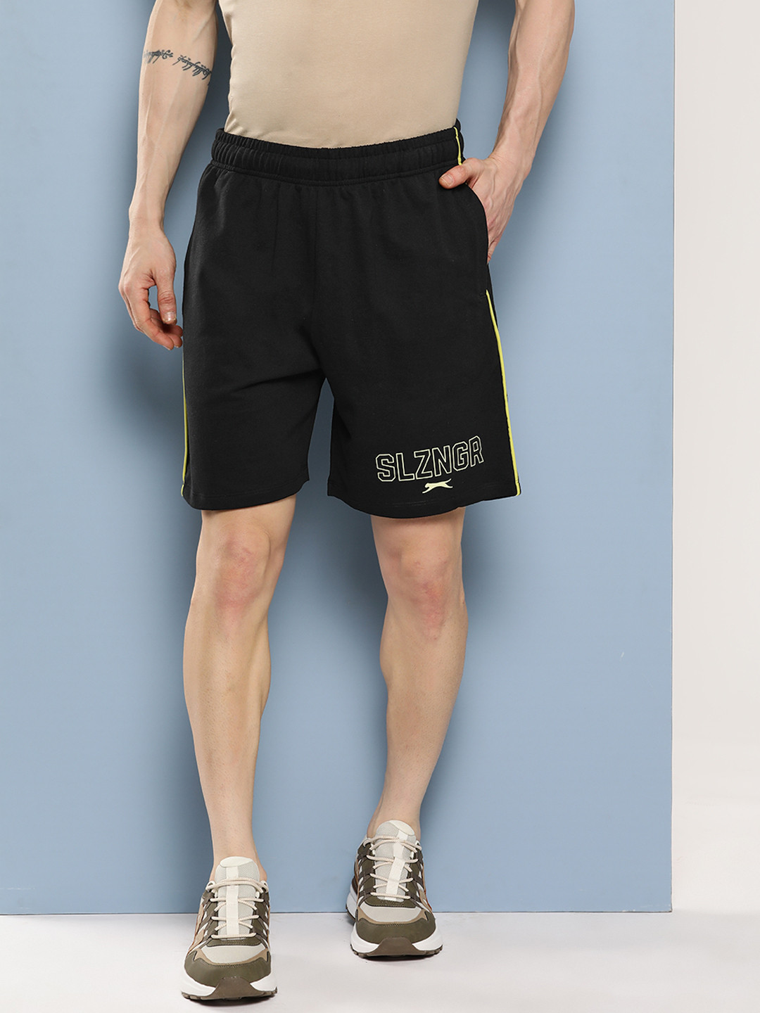 

Slazenger Men Sports Shorts, Black