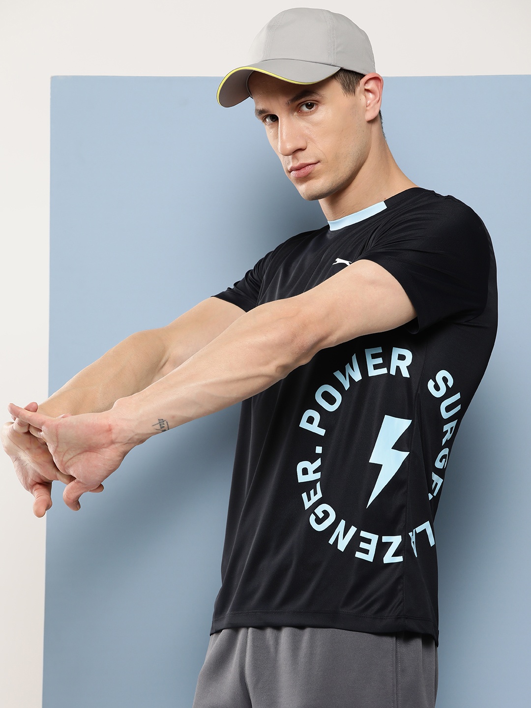 

Slazenger Ultra-Dry Printed T-shirt, Navy blue